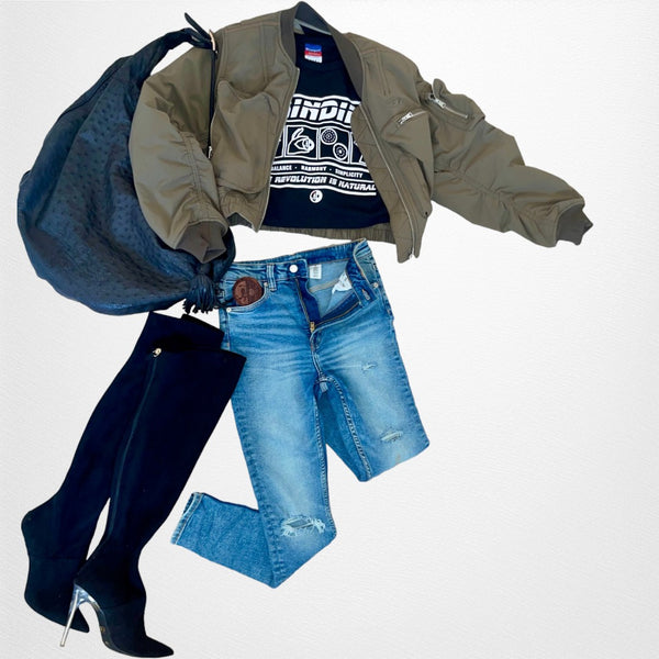 GRINDING "ESSENTIALS" SKETCH TEE (WOMEN'S)