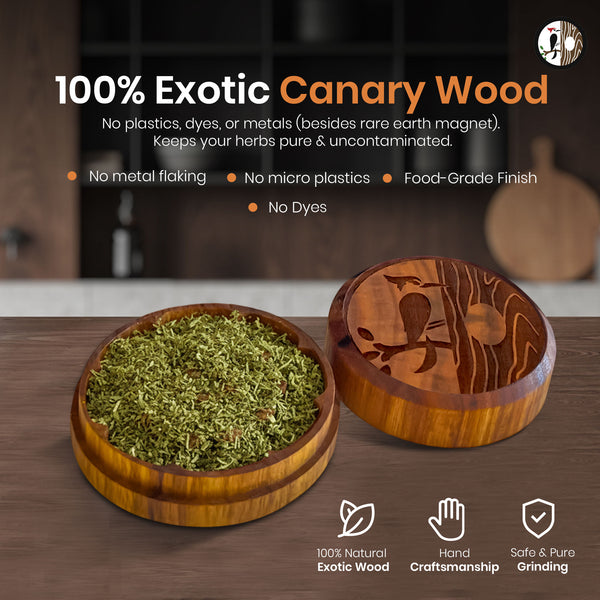 Tiger Eye Herb Grinder