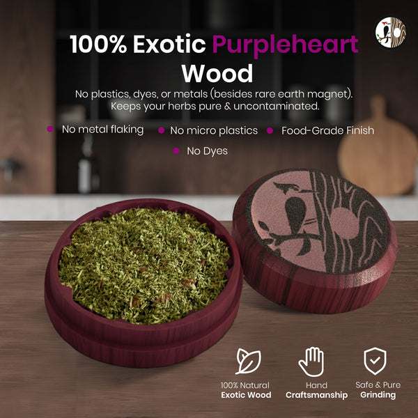 Amethyst Herb Grinder -SOLD OUT